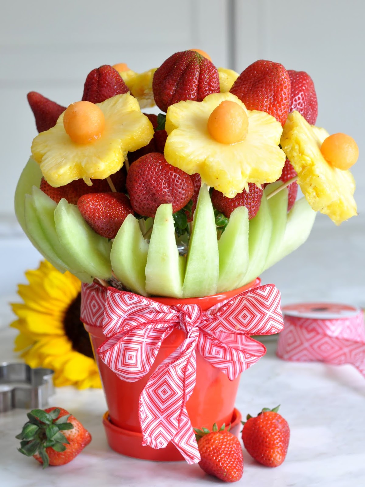 Flower fruit arrangements deals